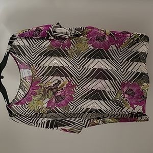 Jaclyn Smith sheer blouse